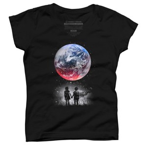 Girl's Design By Humans Until The End Of The World By Expo T-Shirt - 1 of 2