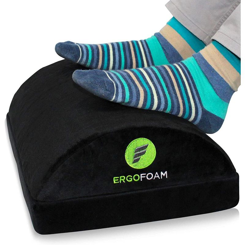 ErgoFoam Adjustable Foot Rest Under Desk for Added Height, 1 of 6