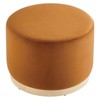 Modway Tilden Large 23 in. Round Performance Velvet Upholstered Ottoman - 2 of 4