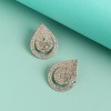 SOHI Women's Crystal Silver Party Drop Earrings - 2 of 4