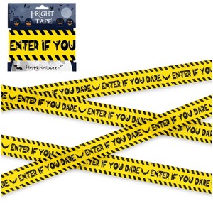 Kitcheniva Halloween Decor Yellow Tape 9M 2 Pcs - 1 of 3
