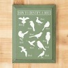 Slickblue Bird Guide Wooden Sign, Knotty Pine 9x12 Inch Wall Decor, Rustic Style, Color Options - 3 of 3