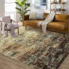 Hallway Runner Rug, Washable Soft Abstract Area Rug, Low-Pile Non-Slip Indoor Floor Mat for Bedroom, Living Room, Kitchen - 2 of 4