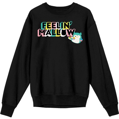 Squishmallows Sun's Out Buns Out Crew Neck Long Sleeve Athletic Heather Youth Tee : Target