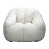 Sapphtopaz Comfort Teddy Bean Bag Chair Fluffy and Lazy Sofa Chair Bean Bag Chairs for Adults with Memory Foam Accent Chair for Living Room,Bedroom - 3 of 4