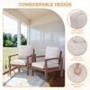 Buenhomino Outdoor Patio Chair Cushions Set, Olefin Fabric Weather-Resistant Outdoor Cushion with zipper - 4 of 4