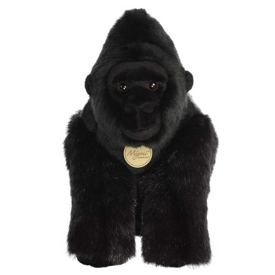 Realistic black gorilla plush animal Busch Gardens Aurora 18 inch EUC RETIRED deals