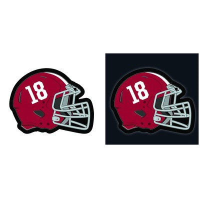 Evergreen Ultra-Thin Edgelight LED Wall Decor, Helmet, University of Alabama- 19.5 x 15 Inches Made In USA