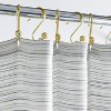 LunaLulinlk Blue Striped Shower Curtain, 72 W x 72 L, 1 piece - 2 of 4