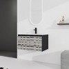 30'' Floating Wall-Mounted Bathroom Vanity Ceramics Sink,Floating Sink with Soft-Close Cabinet Door, KD-Package-Cuddlewood - 3 of 4