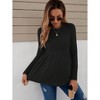 Maternity Fall Tops Peplum Wasit Rib Sweater Crew Neck Pullovers for Pregnancy Women Long Sleeve Soft Knitwear Lightweight Cozy Tops - 3 of 4