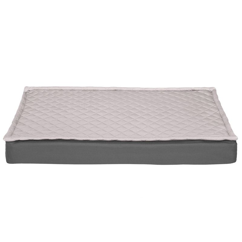 FurHaven Quilt Top Convertible Indoor-Outdoor DLX Cooling Gel Dog Bed Mat, 2 of 4