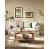 2-Tier Storage Coffee Table, 39.4" Wide Living Room Center Table, 110lb Capacity, Easy Assembly, Rounded Corners - 2 of 4