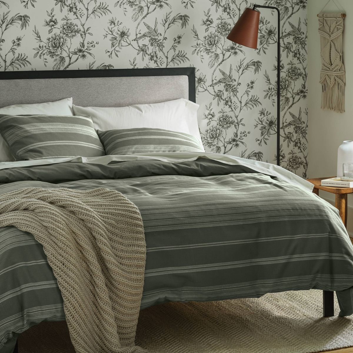 Cotton Woven Stripe Duvet Cover & Sham Set - Threshold™ - thumbnail 9