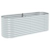 vidaXL Garden Raised Bed Silver Galvanized Steel Large Tough - 2 of 4