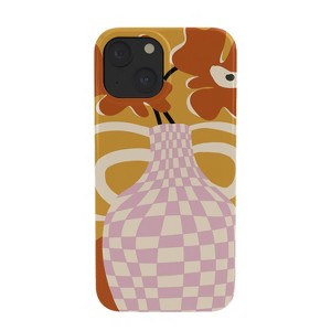 Miho Checkered retro flower potSnap iPhone Case - Society6 - 1 of 1