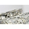 Elegant Decor Valetta LED Wall Sconce, 12.2"x4.7", Chrome Finish, Clear Royal Cut Crystal, Modern Indoor Lighting - 4 of 4