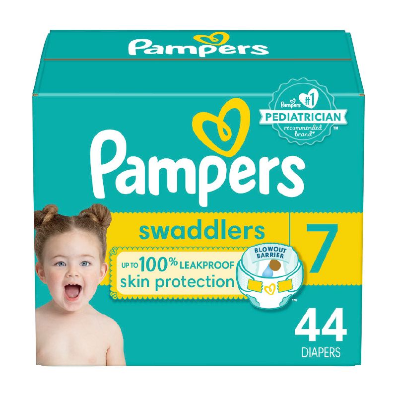 Pampers Swaddlers Active Baby Diapers - (Select Size and Count), 1 of 21
