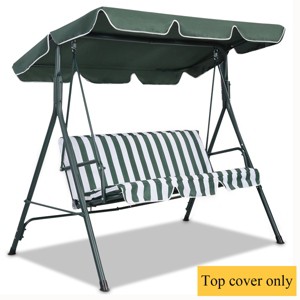 Costway Swing Top Cover Canopy Replacement Porch Patio Outdoor 66''x45'' 75''x52'' 77''x43'' - 1 of 4