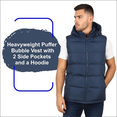 Spire By Galaxy Men's Heavyweight Hooded Puffer Vest — фото 4