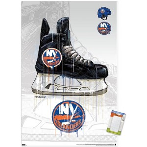 Trends International NHL New York Islanders - Drip Skate 21 Unframed Wall Poster Prints - 1 of 4