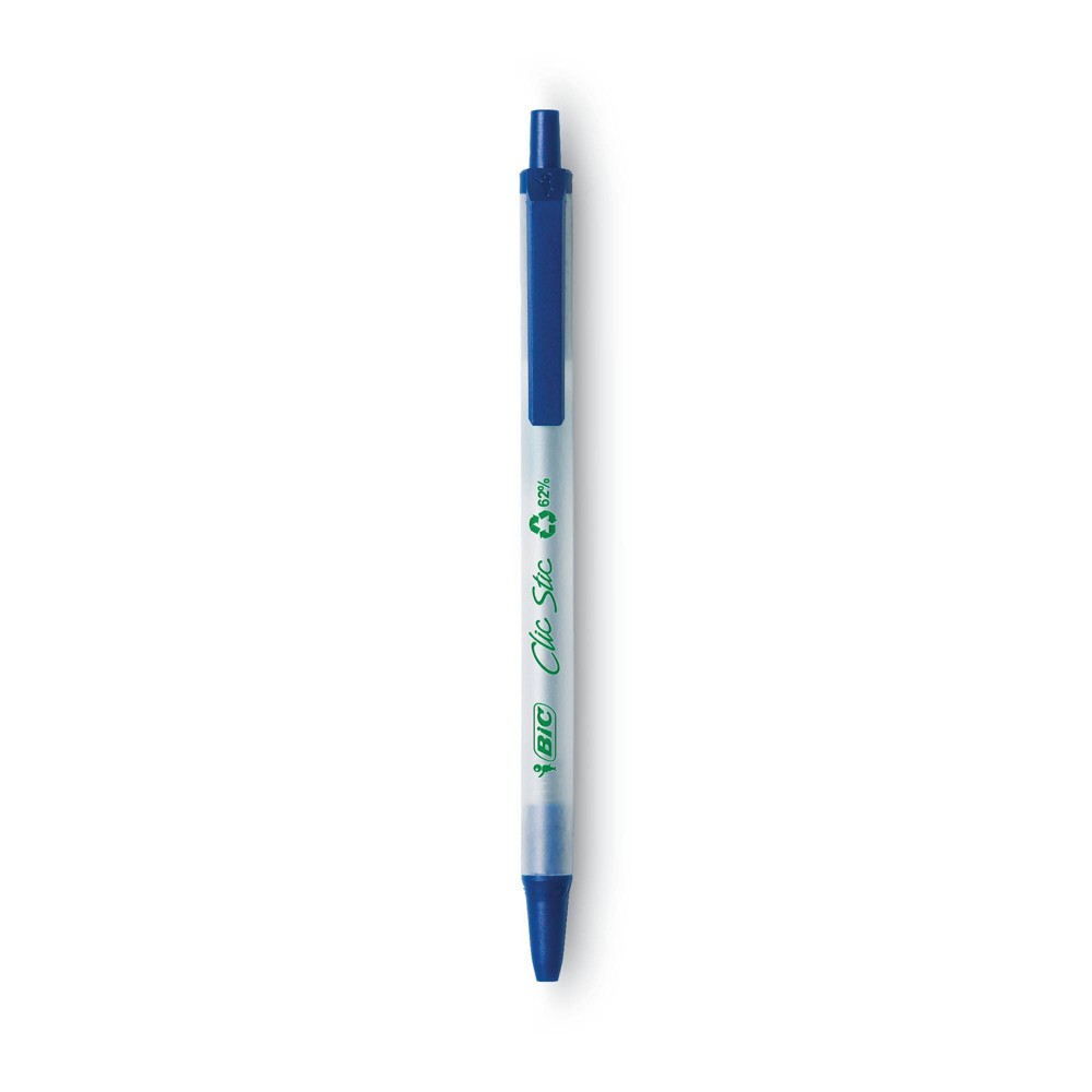 UPC 070330179301 product image for BIC Ecolutions 12pk Clic Stic Ballpoint Retractable Pen Blue | upcitemdb.com