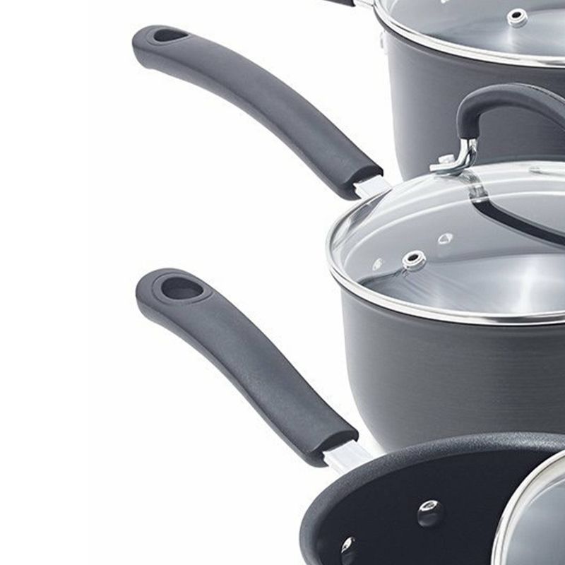 T-fal 12pc Ultimate Hard Anodized Titanium Nonstick Cookware Set Gray, 5 of 12