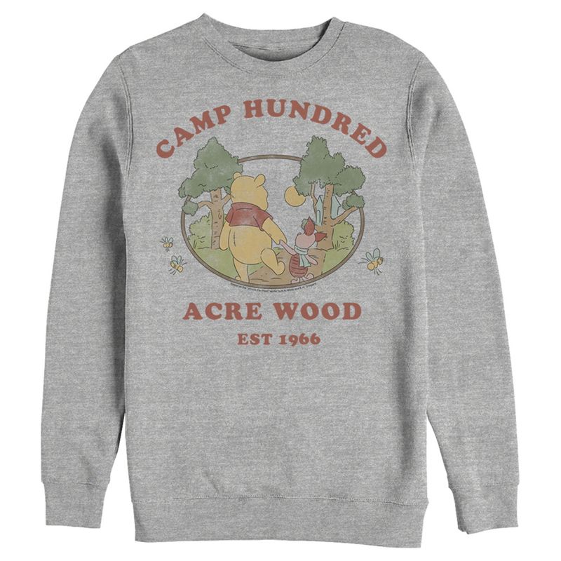 Men's Winnie the Pooh Camp Hundred Acre Wood Sweatshirt, 1 of 5