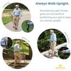 Walking Cane Collapsible Special Balancing with 10 Adjustable Heights - Self-Standing Folding Cane, Comfortable and Lightweight - MedicalKingUsa - 3 of 4