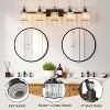 Bathroom Vanity Light Fixtures Modern Crystal Vanity Light Fixtures Over Mirror，Modern Crystal Wall Lighting with Square Shade - 2 of 4