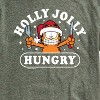 Men's - Garfield - Christmas Holly Jolly Hungry Short Sleeve Graphic T-Shirt - 2 of 4