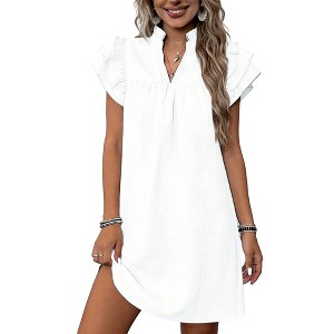 green emerald velvet dress Jane Summers Jacqueline Strapless Little White Rehearsal and Casual Wedding Dress 8 / White , Female , Adult main image 1