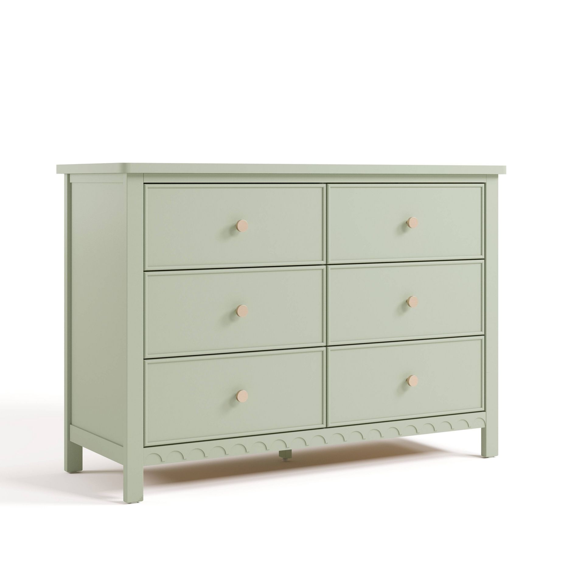 Graco Sasha 6-Drawer Double Dresser - Sage