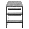 Vynxaria Industrial-Style Computer Desk with 4 Open Shelves - Modern & Space-Saving Design - 3 of 4