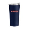 NCAA Auburn Tigers 20oz Powder Coat Tumbler: Portable Drinkware, Steel & Plastic - 2 of 2