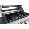 4-Burner Propane Gas BBQ Grill with Side Burner, 46790BTU Output With Enameled Cast Iron Cooking Grids For Outdoor Barbecue, Stainless Steel - 4 of 4