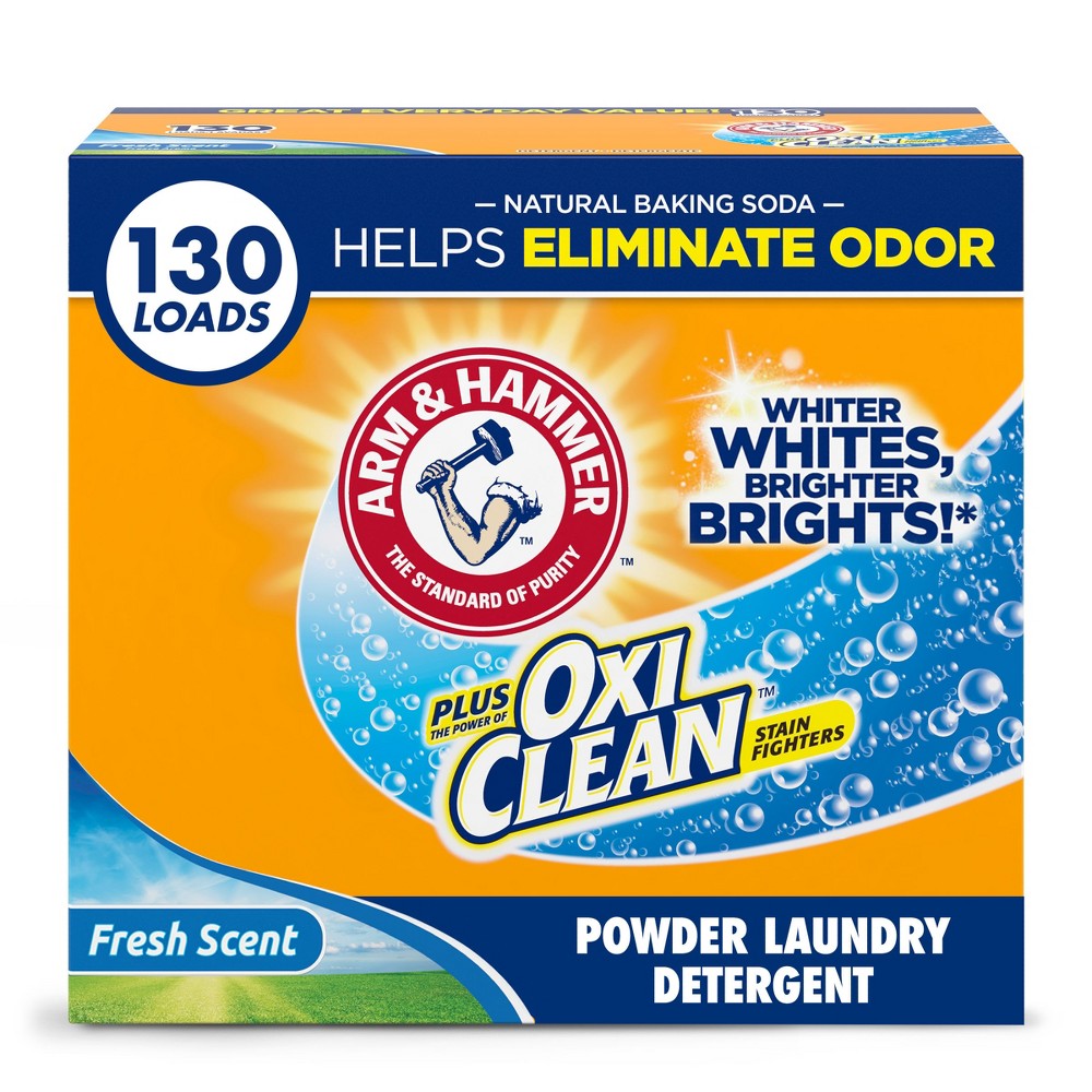 UPC 033200065104 product image for Arm & Hammer Plus OxiClean Powder Laundry Detergent - Fresh Scent - 160oz | upcitemdb.com