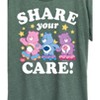 Women's - Care Bears - Share Your Car Rollerskating Trio Short Sleeve Graphic T-Shirt - 2 of 4