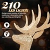 Karl Home 3PCS Reindeer Family Christmas Decoration with LED Lights - 2 of 2