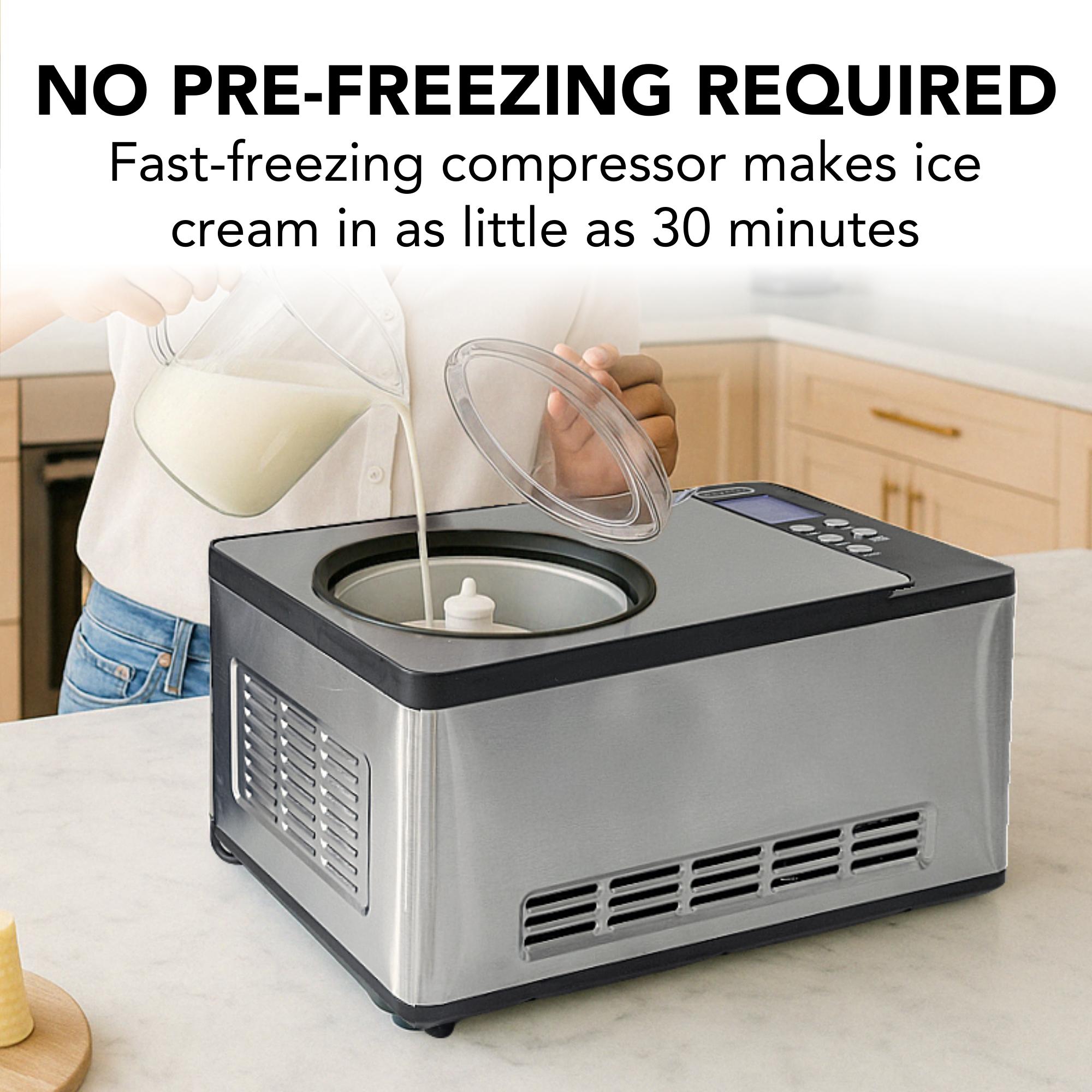 Whynter ICM-200LS 2.1 Quart Compact Automatic Compressor Ice Cream Maker