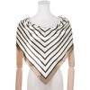 INSPIRE CHIC Women's Large Satin Silk Like Scarves Shawl Neckerchief Head Wrap Bandanas - 2 of 4