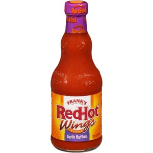 Frank's RedHot Garlic Buffalo Wings Hot Sauce, 12 fl oz (Pack of 4) - 1 of 1