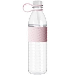 Copco Hydra Sports Water Bottle 20 Ounce Non Slip Sleeve BPA Free Tritan Plastic Reusable - 1 of 4