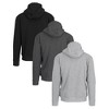 Blue Ice Apparel Men's Fleece-Lined Full-Zip Hoodie (3-Pack) - 2 of 3