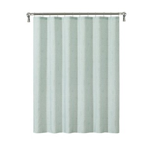 LunaLulinlk Green Arches Fabric Shower Curtain, 72" x 72" - 1 of 4