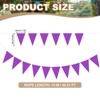 Unique Bargains 49ft Felt Fabric Triangle Bunting Garland Party Banner 1 Pcs - 2 of 4