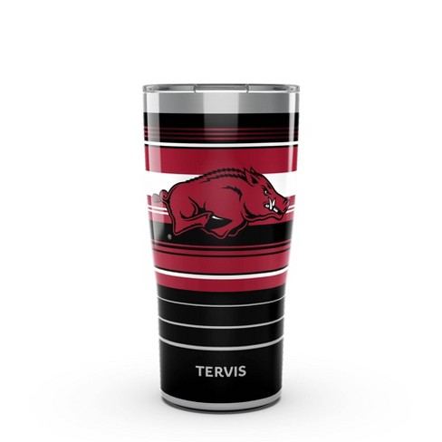 NCAA Arkansas Razorbacks 20oz Hype Stripes Stainless Steel Tumbler - image 1 of 4