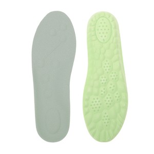 Unique Bargains Trim to Fit Shoe Inserts Fit Shoe White Blue 1 Pair - 1 of 4