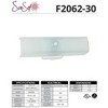 Sunset Lighting 14"  Bath Light with Opal Glass, White Finish - 2 of 4