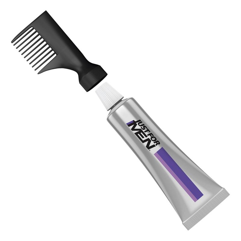 Just For Men Touch of Gray, Gray Hair Coloring for Men's with Comb Applicator Great for a Salt and Pepper Look, 4 of 7
